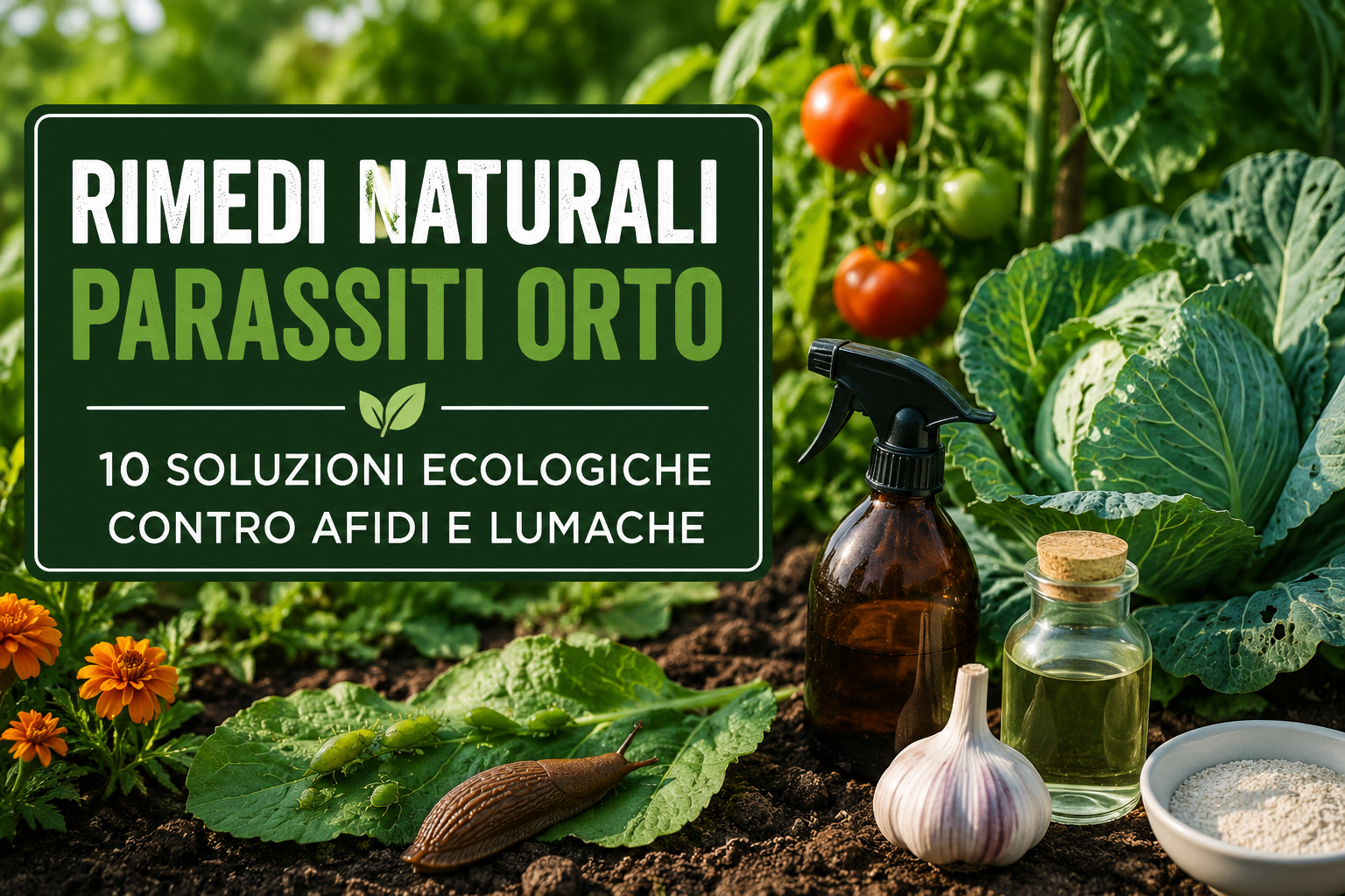 Rimedi Naturali Parassiti Orto: 10 Soluzioni Ecologiche contro Afidi e Lumache